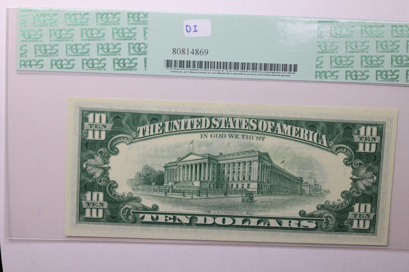 1969A $10 Federal Reserve Note, PCGS CU 64 PPQ,  Store Sale