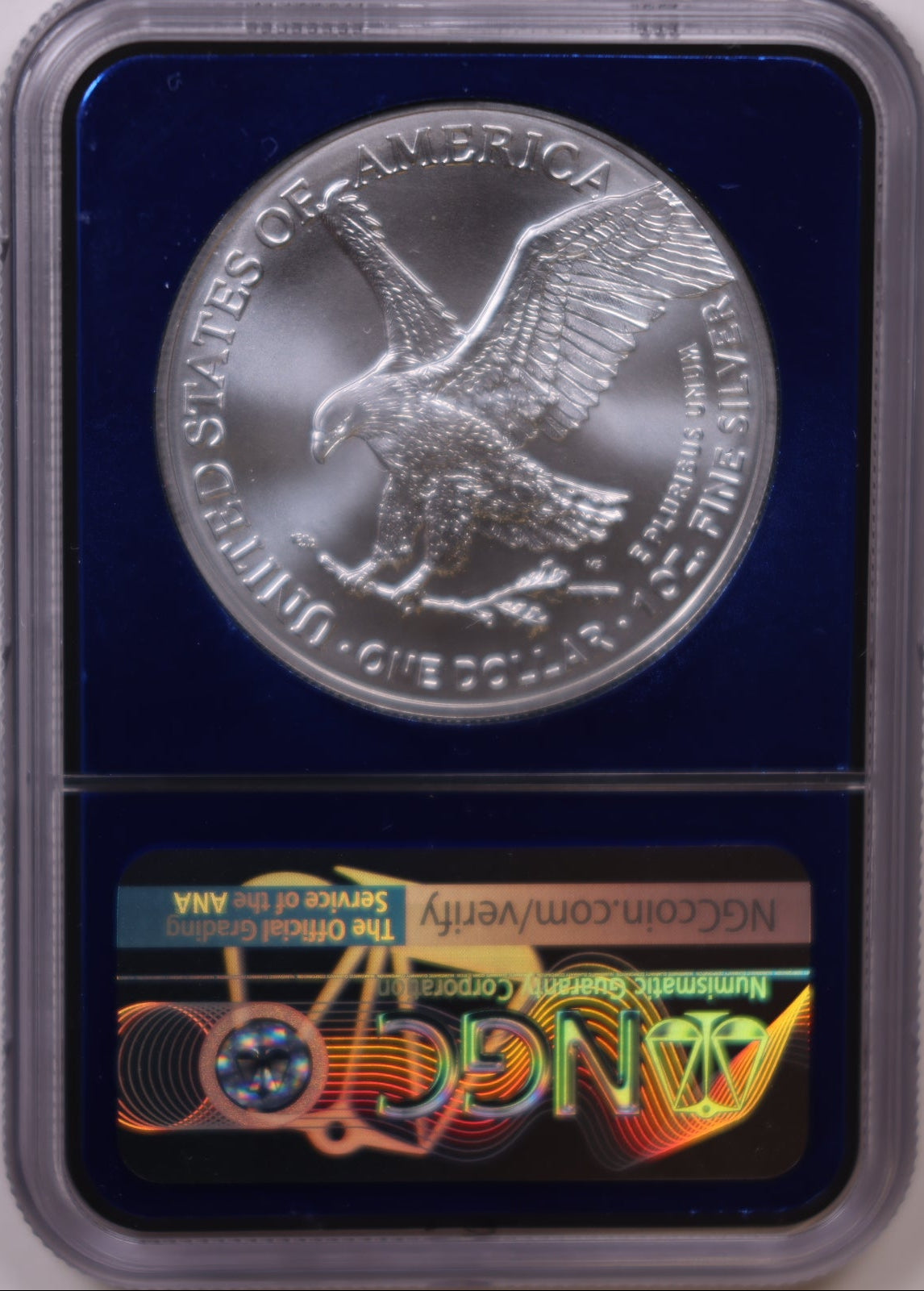 2021 American Silver Eagle Type 2, First Releases, NGC MS-70, Store#AE0366