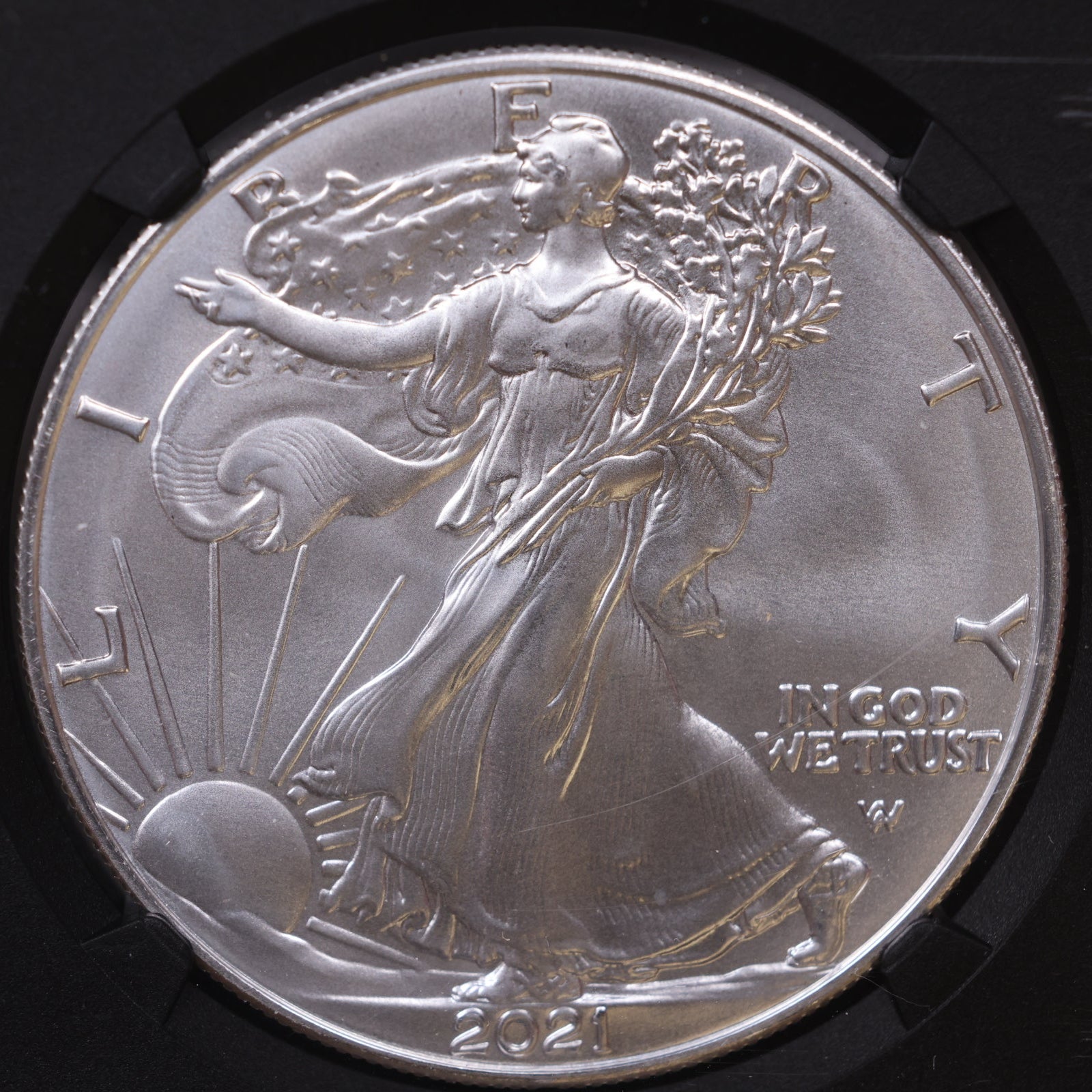 2021 American Silver Eagle Type 2, First Releases, NGC MS-70, Store#AE0367
