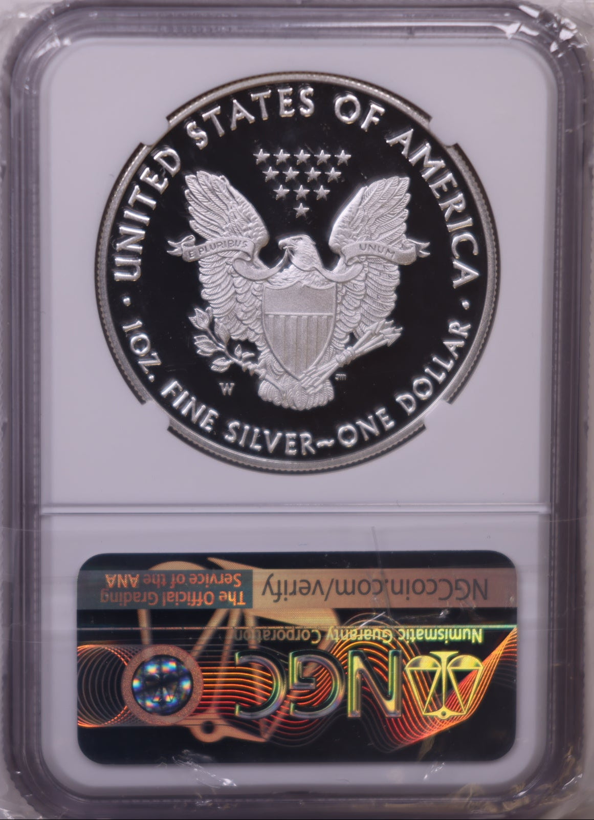 2021-W American Silver Eagle, Heraldic Eagle T-1, Ultra Cameo, NGC PF-70, Store#AE0371