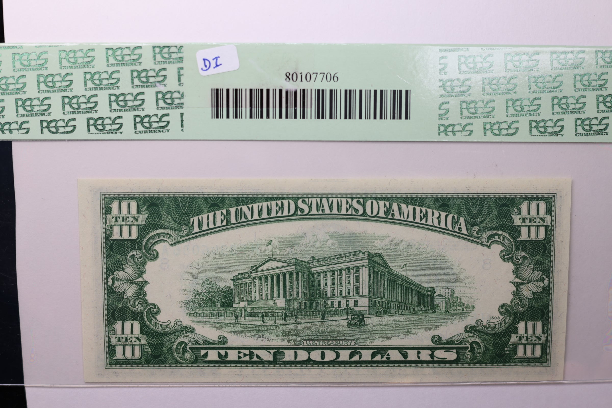 1950A $10 Federal Reserve Note, PCGS 64 PPQ,  Store Sale #GFRB044