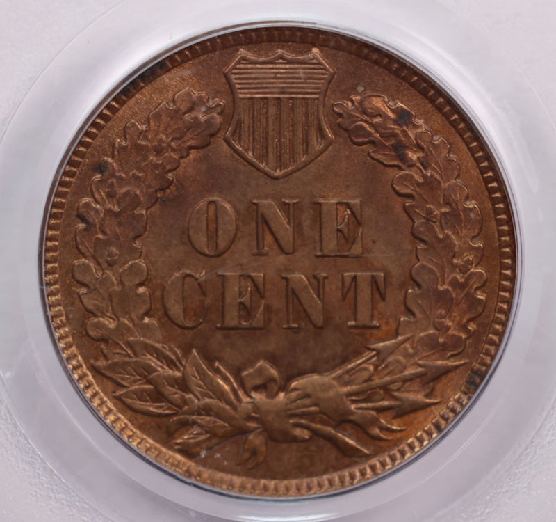1907 Indian Head Cents., PCGS Graded MS-64 R/B., Store