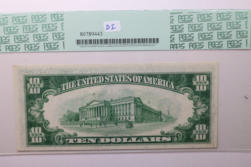1934C $10 Federal Reserve Note, PMG Graded, CU-64., Store Sale