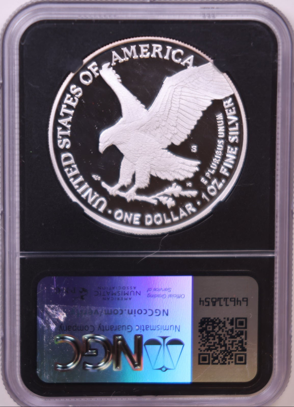 2023-S American Silver Eagle, First Day of Issue, Ultra Cameo, NGC-PF70, Store#AE0382