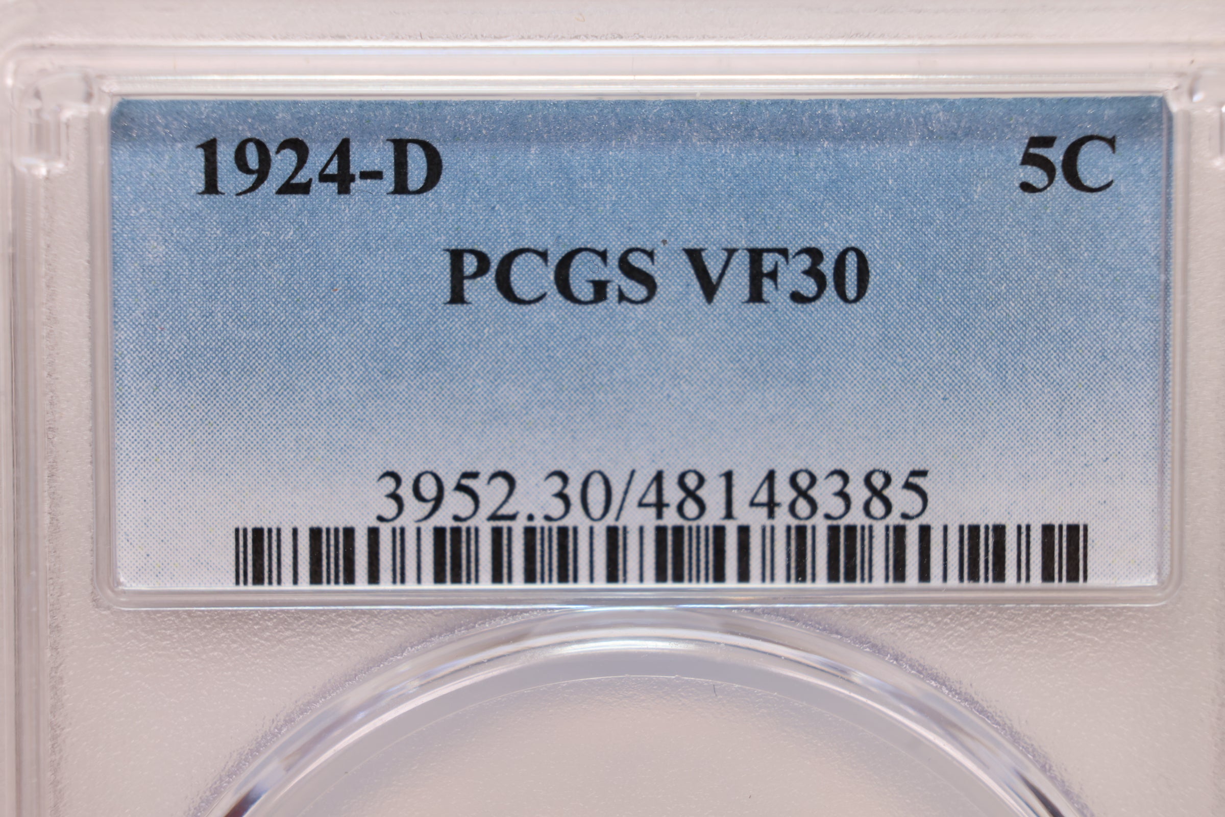 1924-D Buffalo Nickel., PCGS Certified VF-30., Store SALE #GNL011