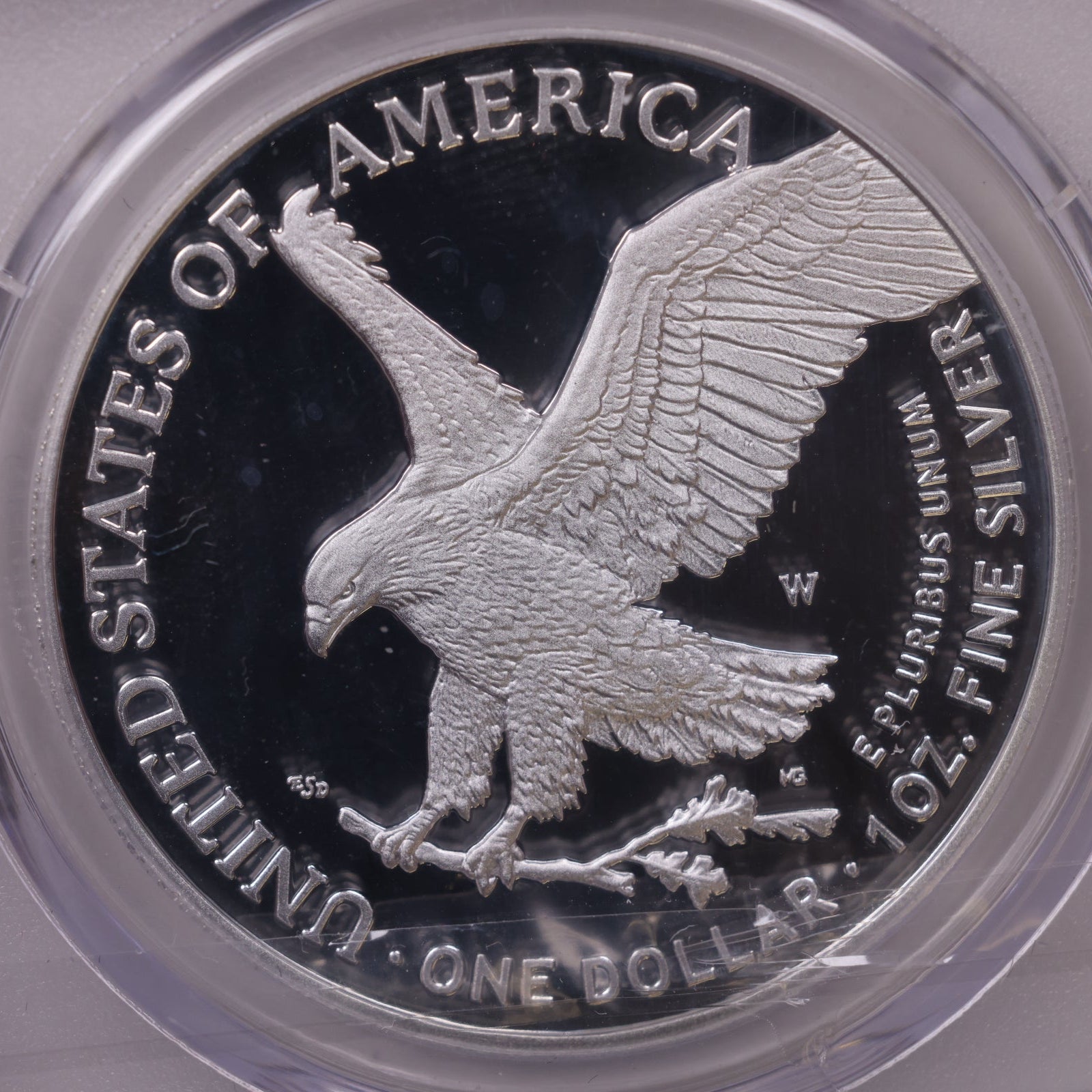 2023-W American Silver Eagle, First Edition, Ultra Cameo PCGS PR-70, Store#AE0386
