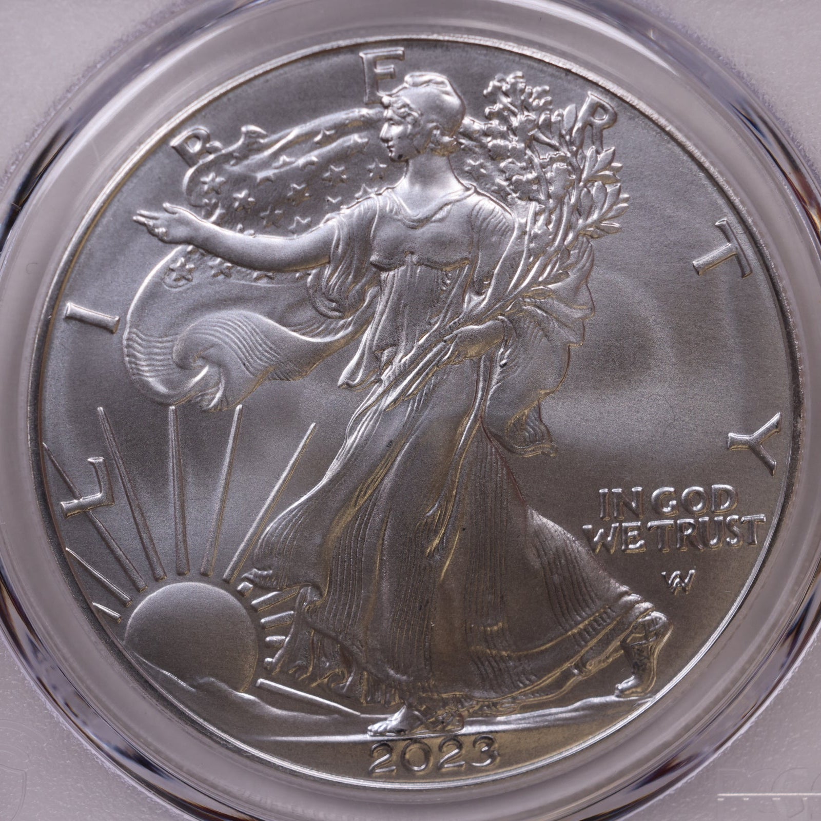 2023 American Silver Eagle, First Strike, PCGS MS-70, Store#AE0388