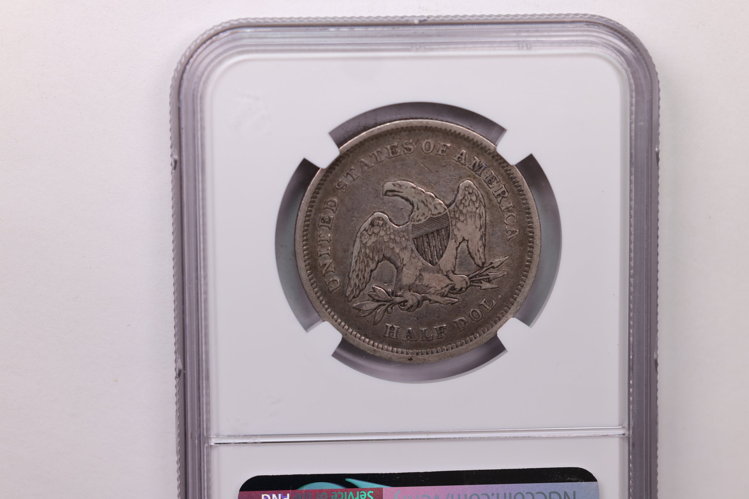 1839 Seated Liberty Half Dollar., NO DRAPERY., NGC VF-35., CAC., Store #1752