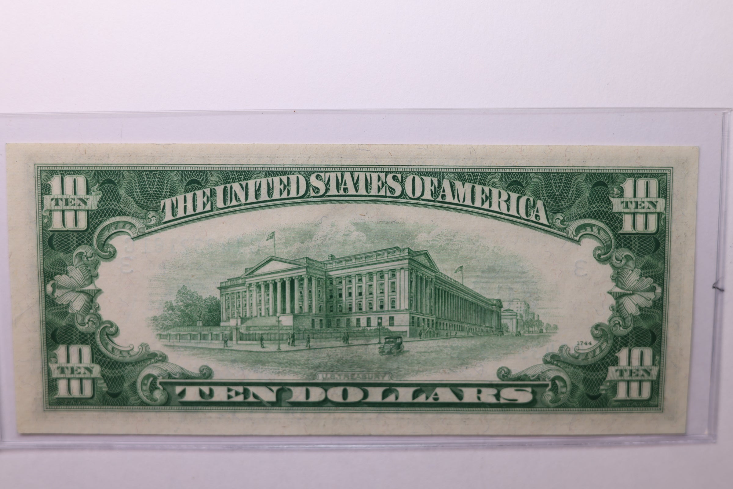 1950-B $10 Federal Reserve Note. Crisp Uncirculated., Store Sale #035054
