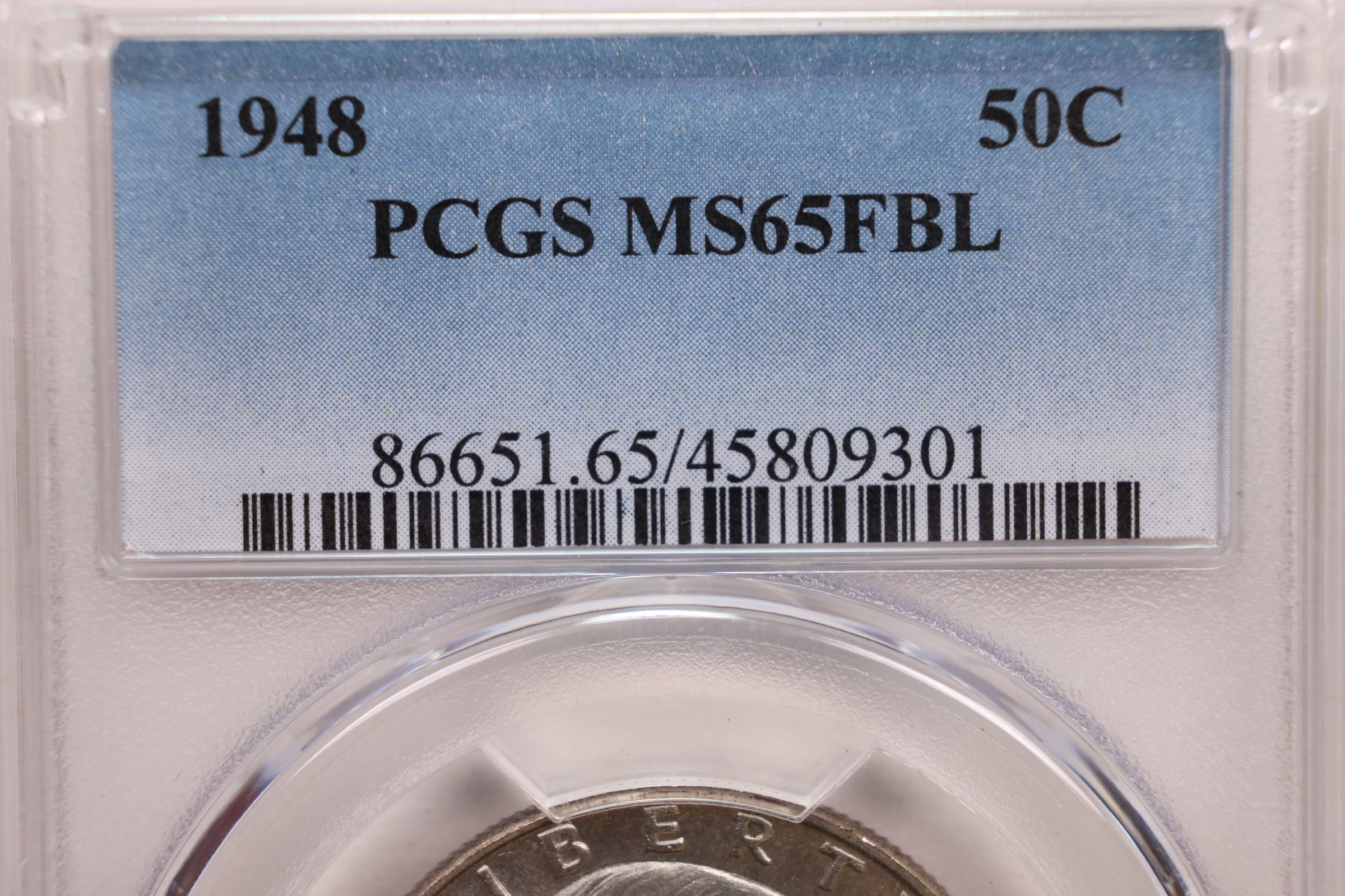 1948 Franklin Half Dollar., PCGS MS-65, Full Bell Line., Store #GHR012