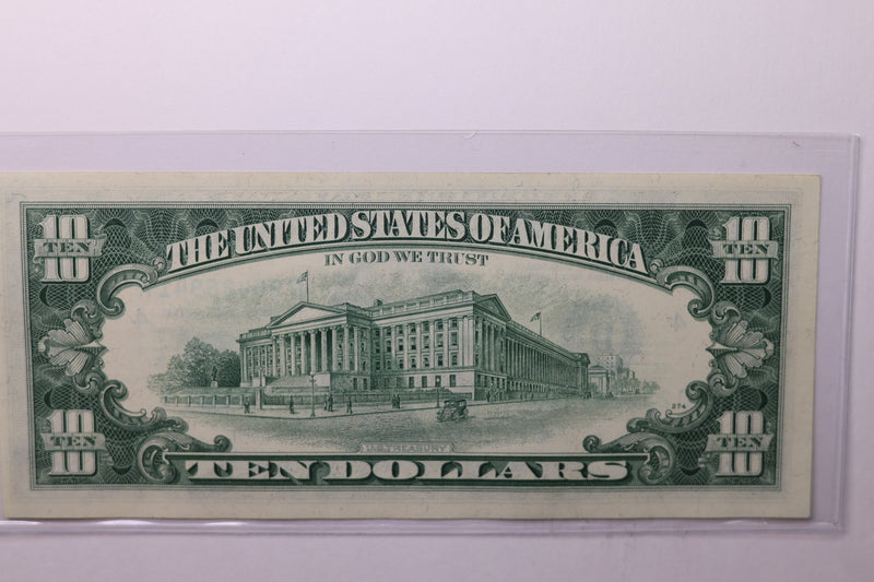 1977 $10 Federal Reserve Note. Crisp Uncirculated., Store Sale