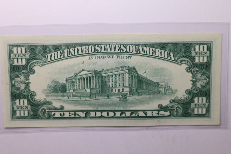 1969 $10 Federal Reserve Note. Crisp Uncirculated., Store Sale