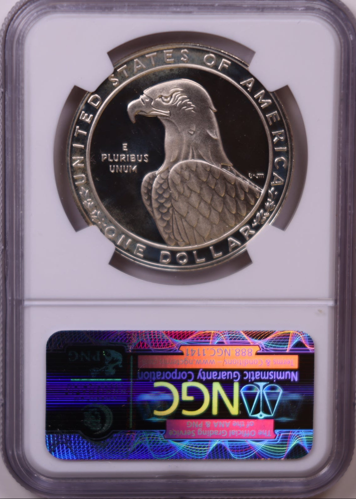1983-S $1 Los Angeles Olympiad Discus Thrower, NGC PF-69, Store #GMC350