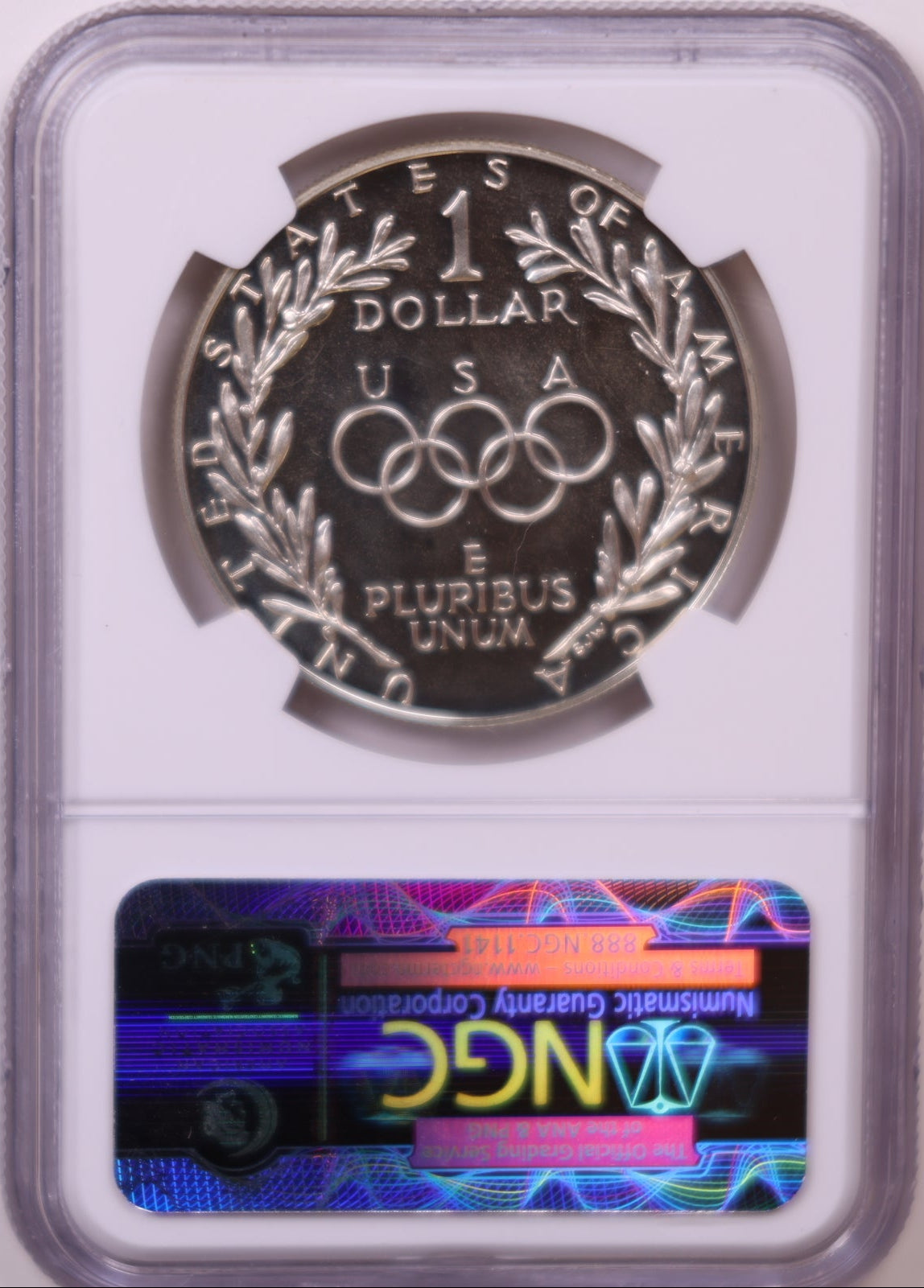1988-S Seoul Olympiad Silver Dollar, NGC PF-69, Store #GMC351