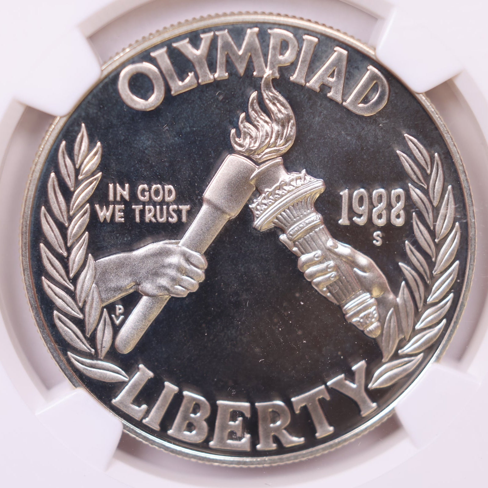 1988-S Seoul Olympiad Silver Dollar, NGC PF-69, Store #GMC351