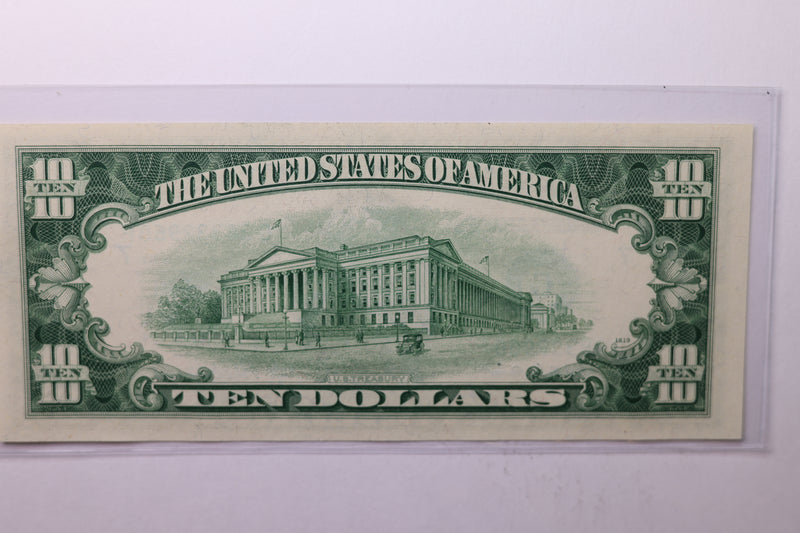 1950-B $10 Federal Reserve Note. Crisp Uncirculated., Store Sale