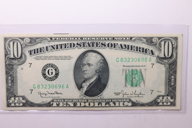 1950 $10 Federal Reserve Note. Crisp Uncirculated., Store Sale