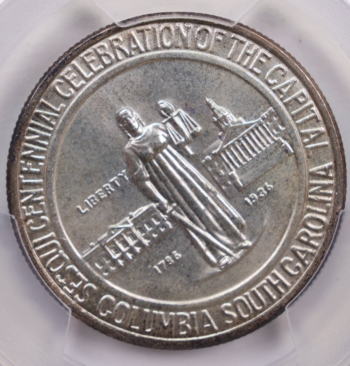 1936 Commemorative Silver Half Dollar., 'Columbia', PCGS MS66., Store #GEC0035