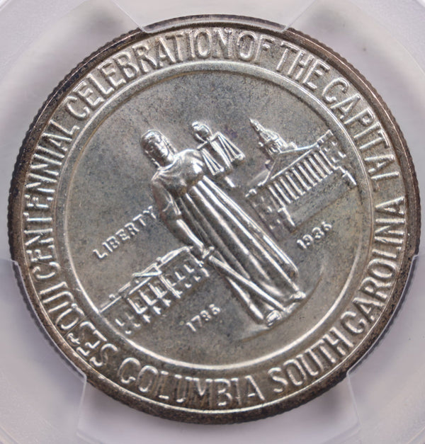 1936 Commemorative Silver Half Dollar., 'Columbia', PCGS MS66., Store #GEC0035