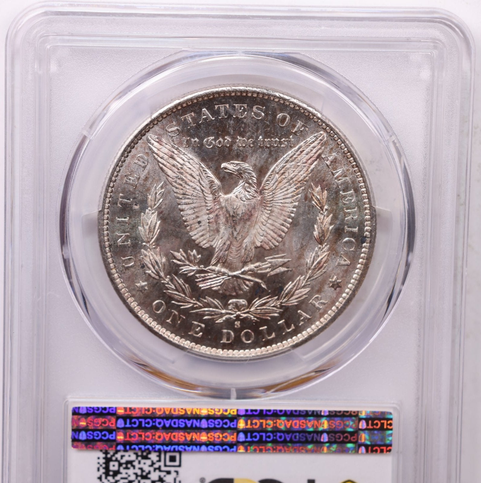 1890-S Morgan Silver Dollar.,  PCGS MS-64., Store #1759