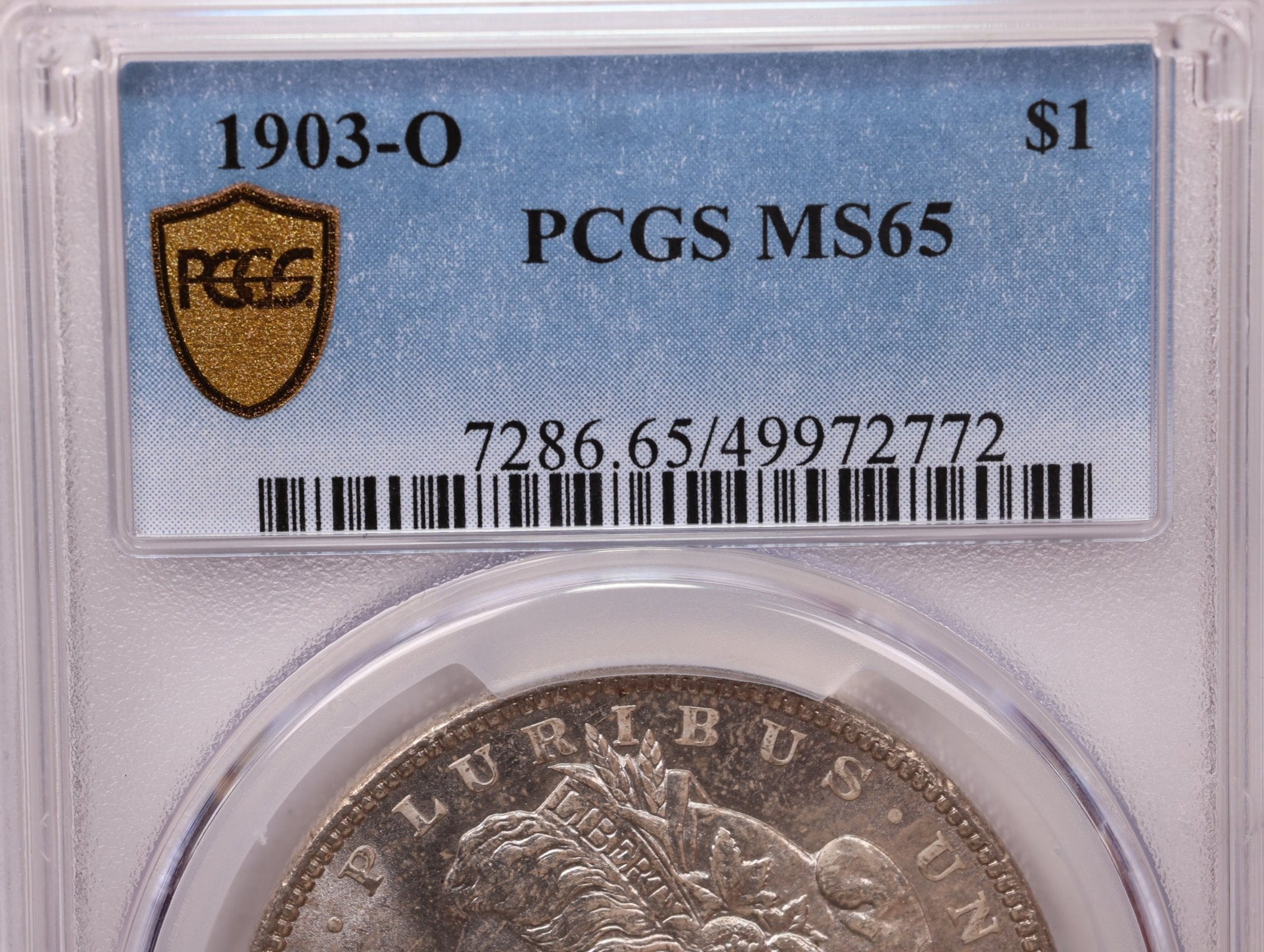 1903-O Morgan Silver Dollar., PCGS MS-65., Store #1760