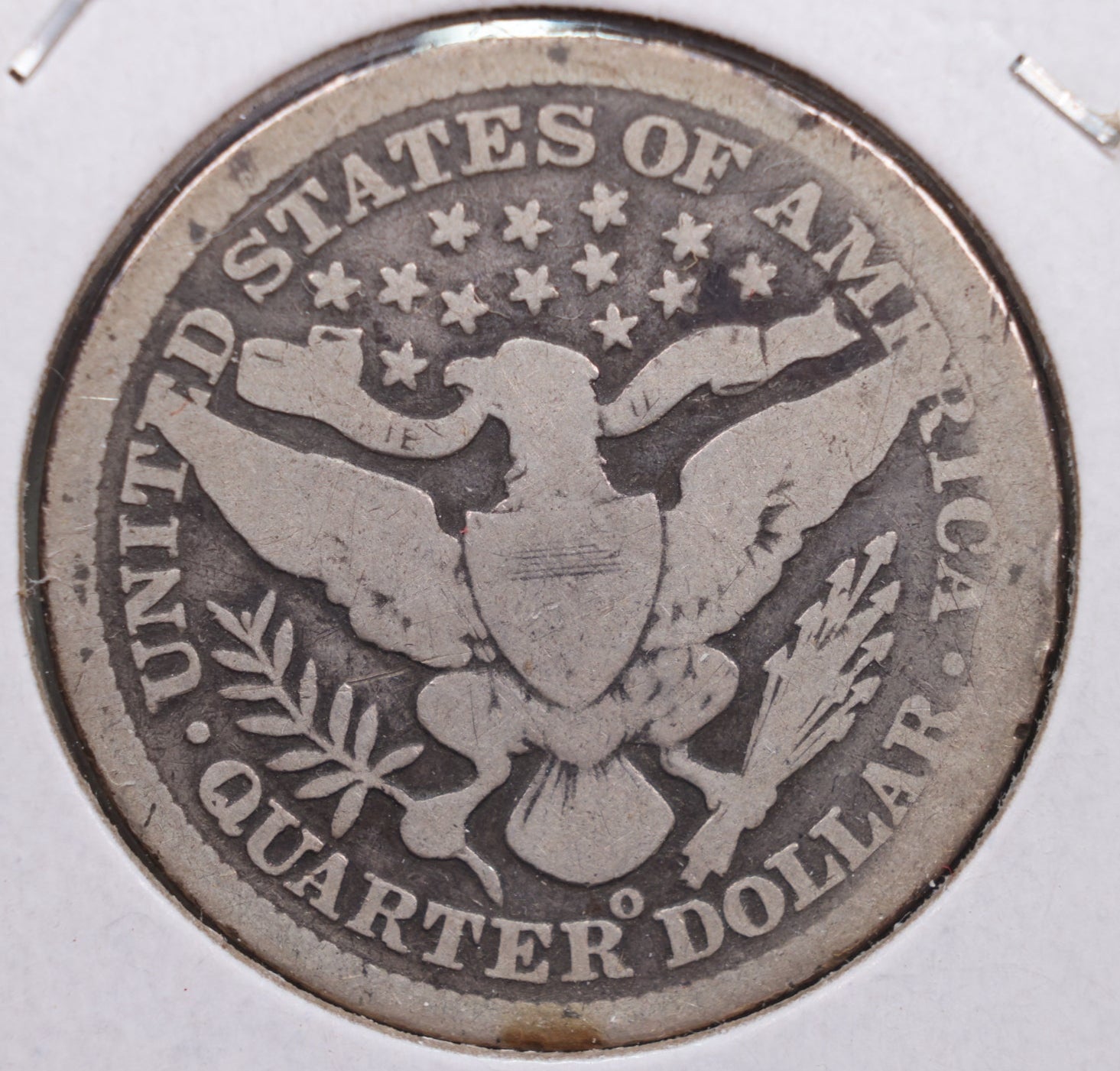 1899-O Barber Silver Quarter., Very Good Circulated Coin, Store #QR0239