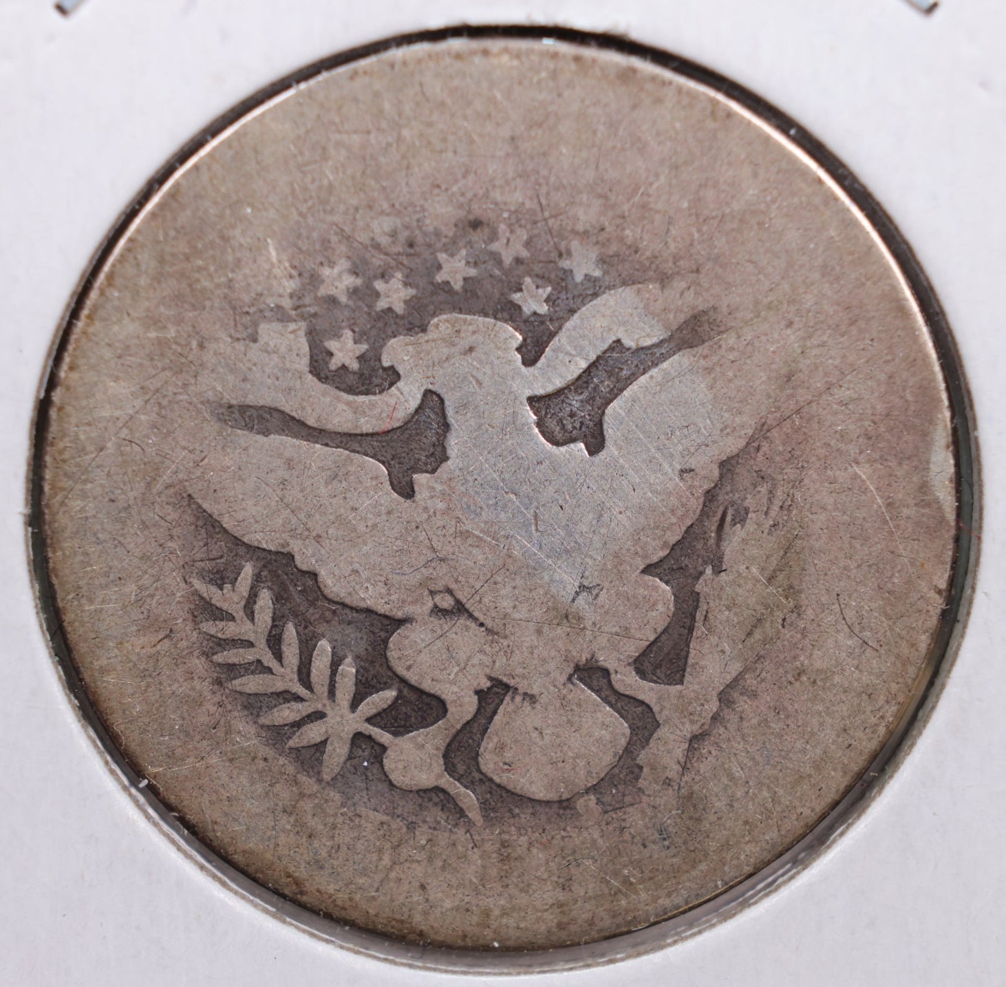 1899-S Barber Silver Quarter., Good Circulated Coin, Store #QR0240