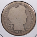 1899-S Barber Silver Quarter., Good Circulated Coin, Store
