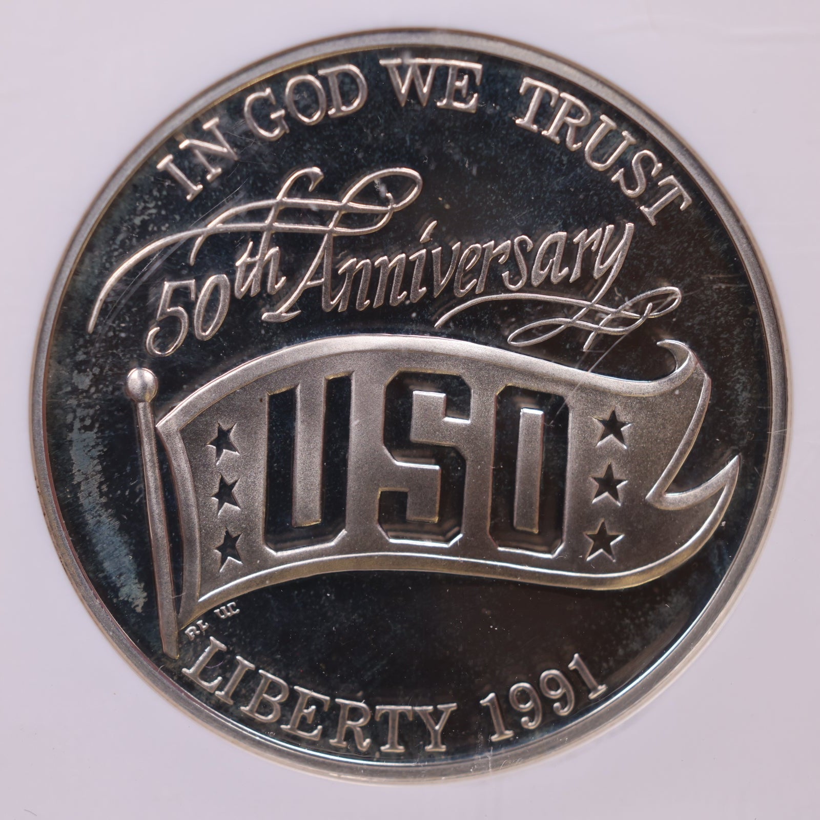 1991-S $1 United Service Organization (USO), NGC PF-69 Ultra Cameo, Store #GMC355