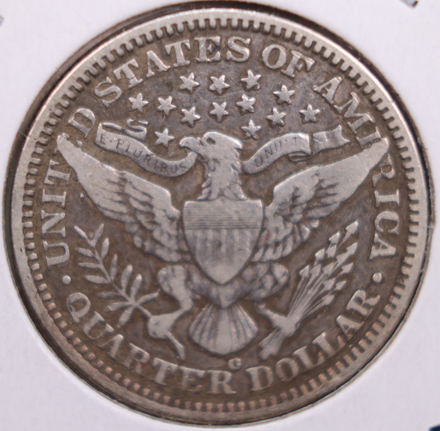 1900-O Barber Silver Quarter., Fine Circulated Coin, Store #QR0243