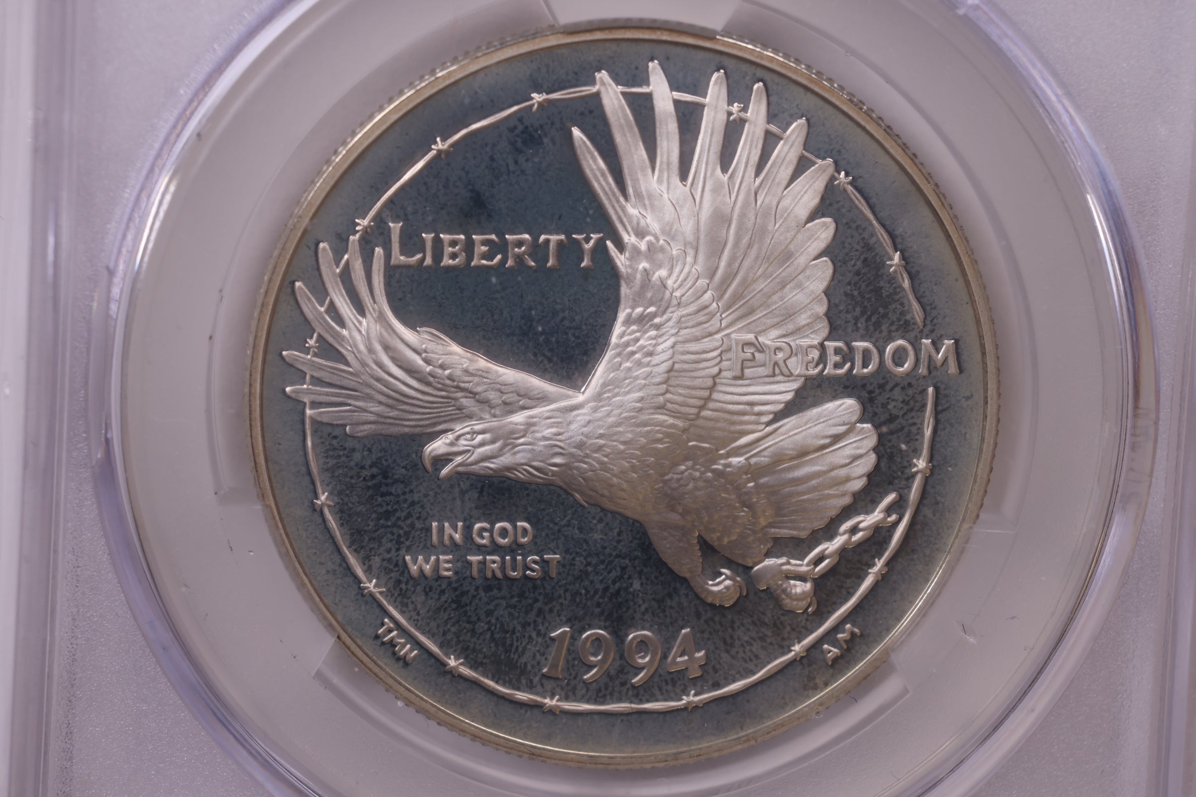 1994-P U.S. Prisoner of War Museum Silver Dollar, CAC PR-66 Cameo, Store #GMC356