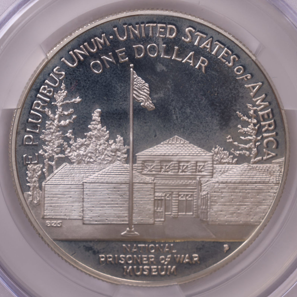 1994-P U.S. Prisoner of War Museum Silver Dollar, CAC PR-66 Cameo, Store #GMC356