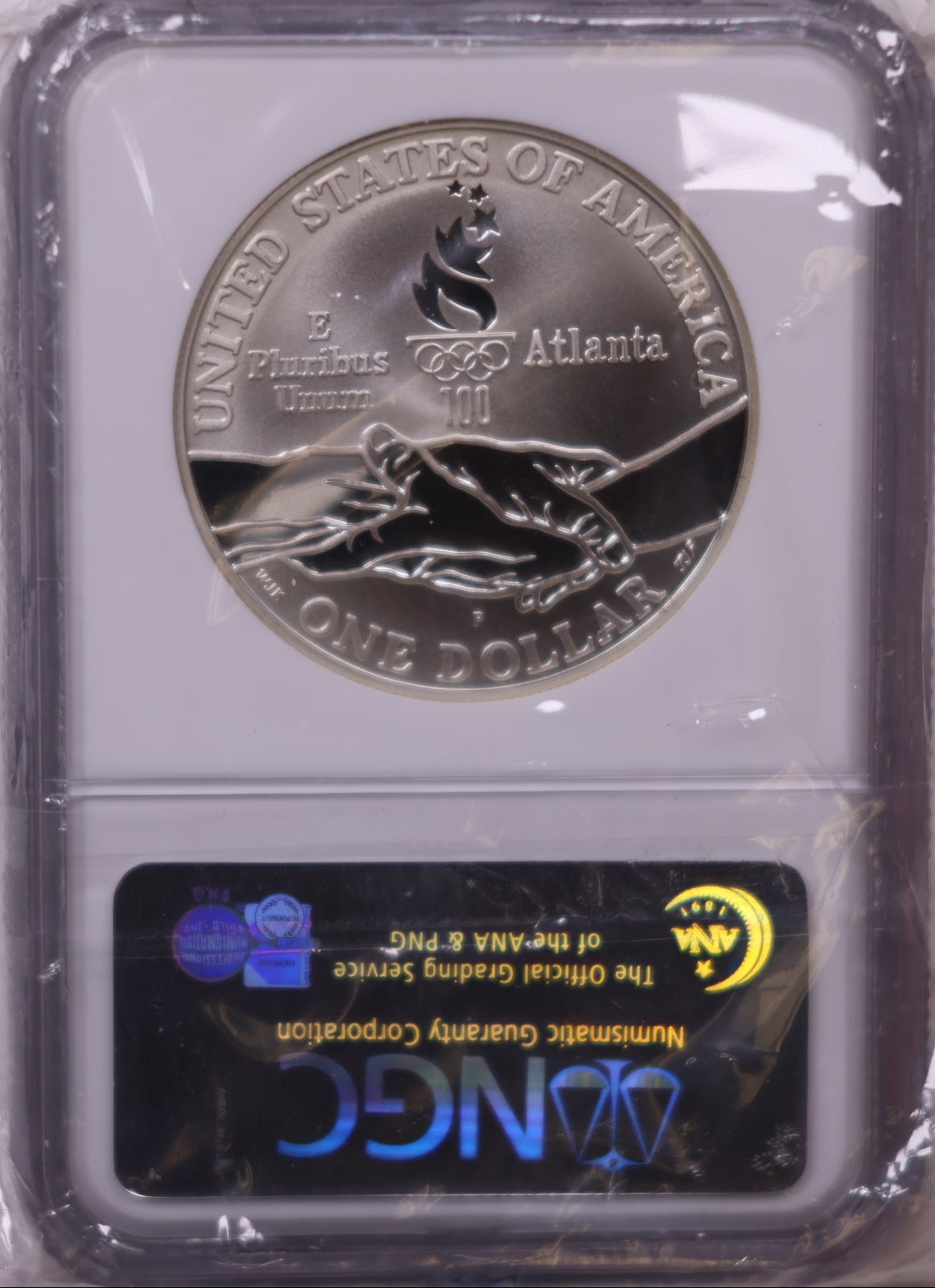 1995-P Paralympics Blind Runner Silver Dollar, NGC PF-69 Ultra Cameo, Store #GMC357