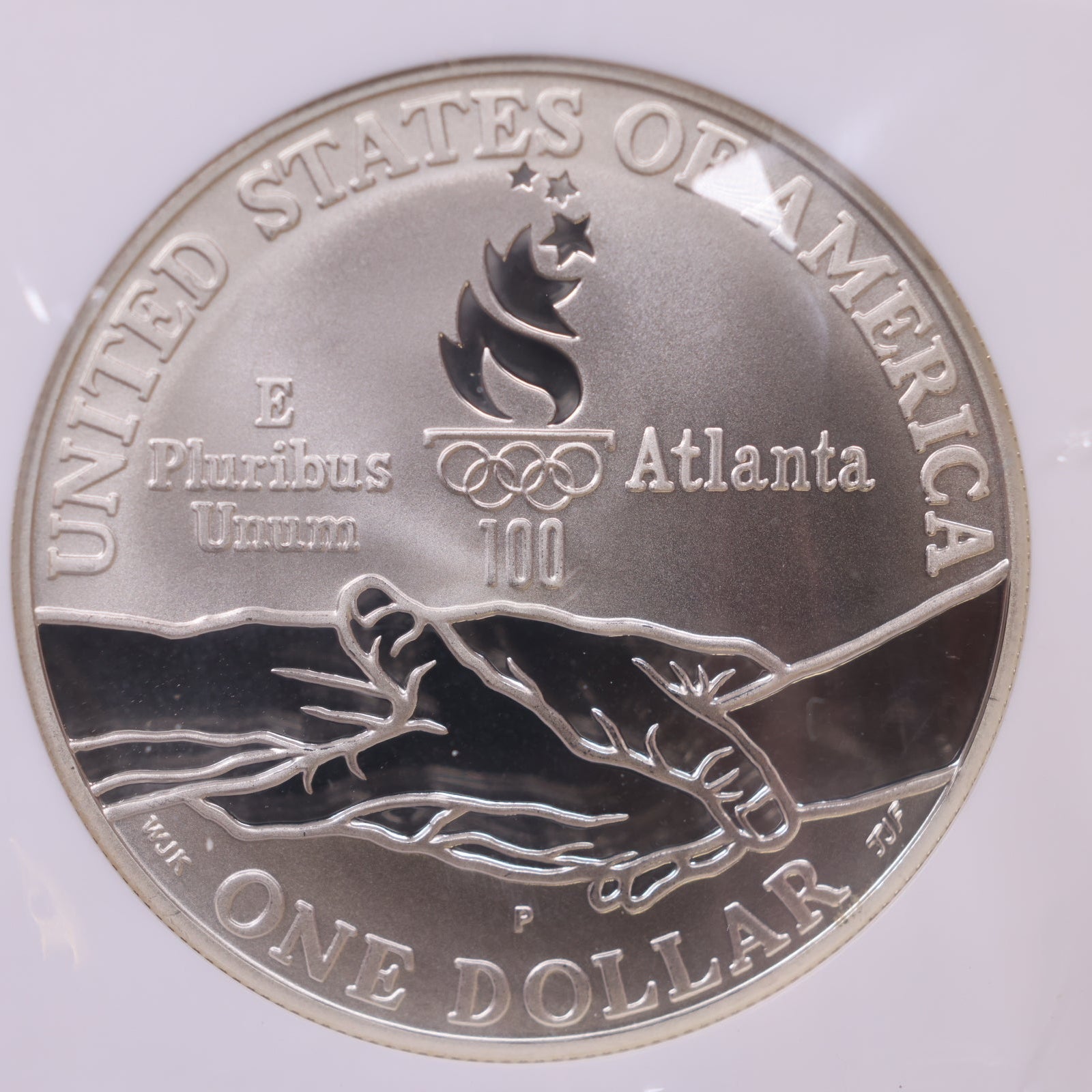 1995-P Paralympics Blind Runner Silver Dollar, NGC PF-69 Ultra Cameo, Store #GMC357