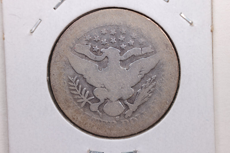 1902-S Barber Silver Quarter., About Good Detailed Coin., Store