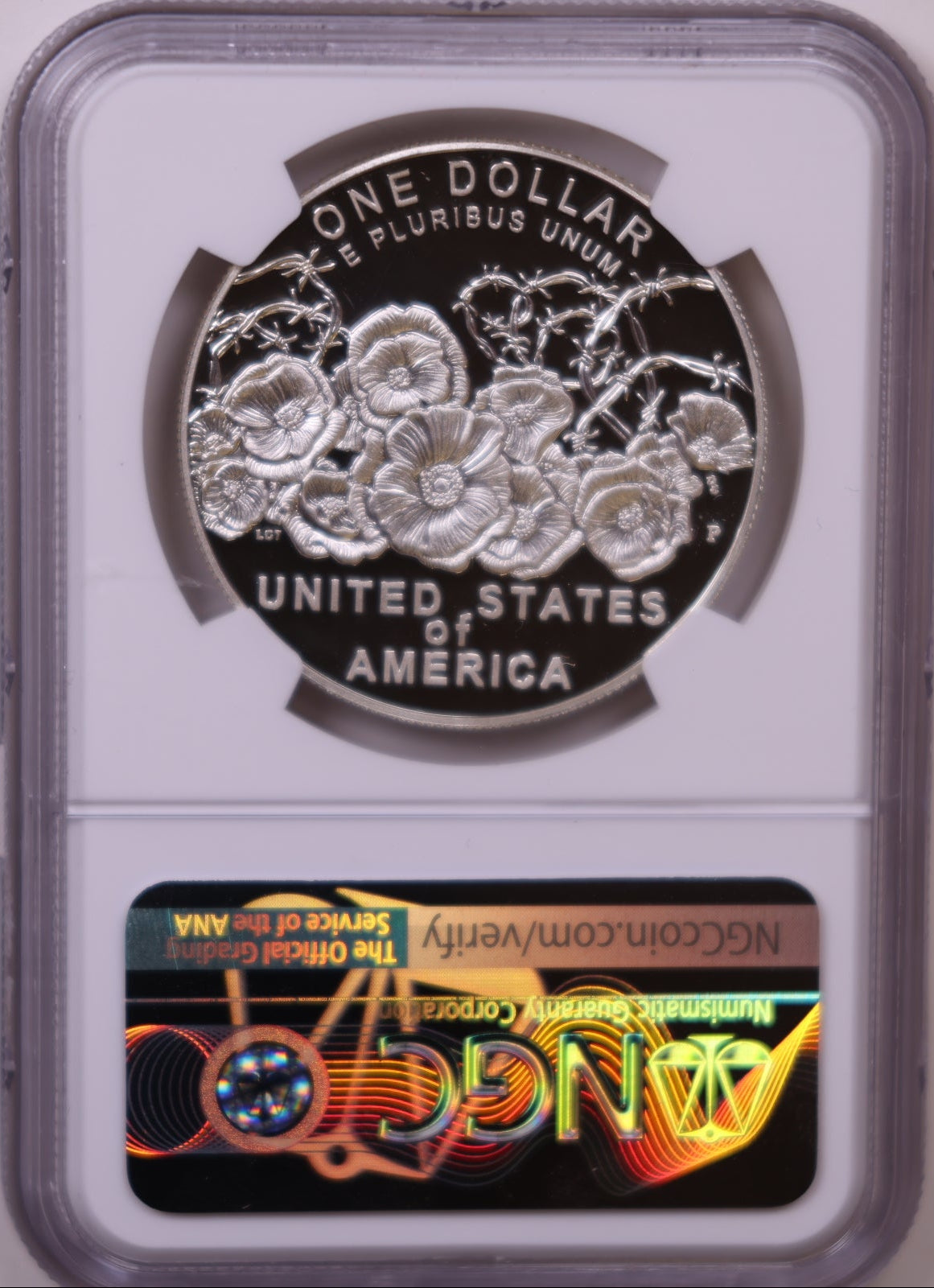 2018-P World War I Centennial Silver Dollar, NGC PF-70 Ultra Cameo, Store #GMC359