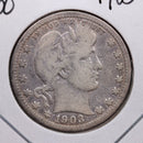 1903-O Barber Silver Quarter., Fine Circulated Coin., Store