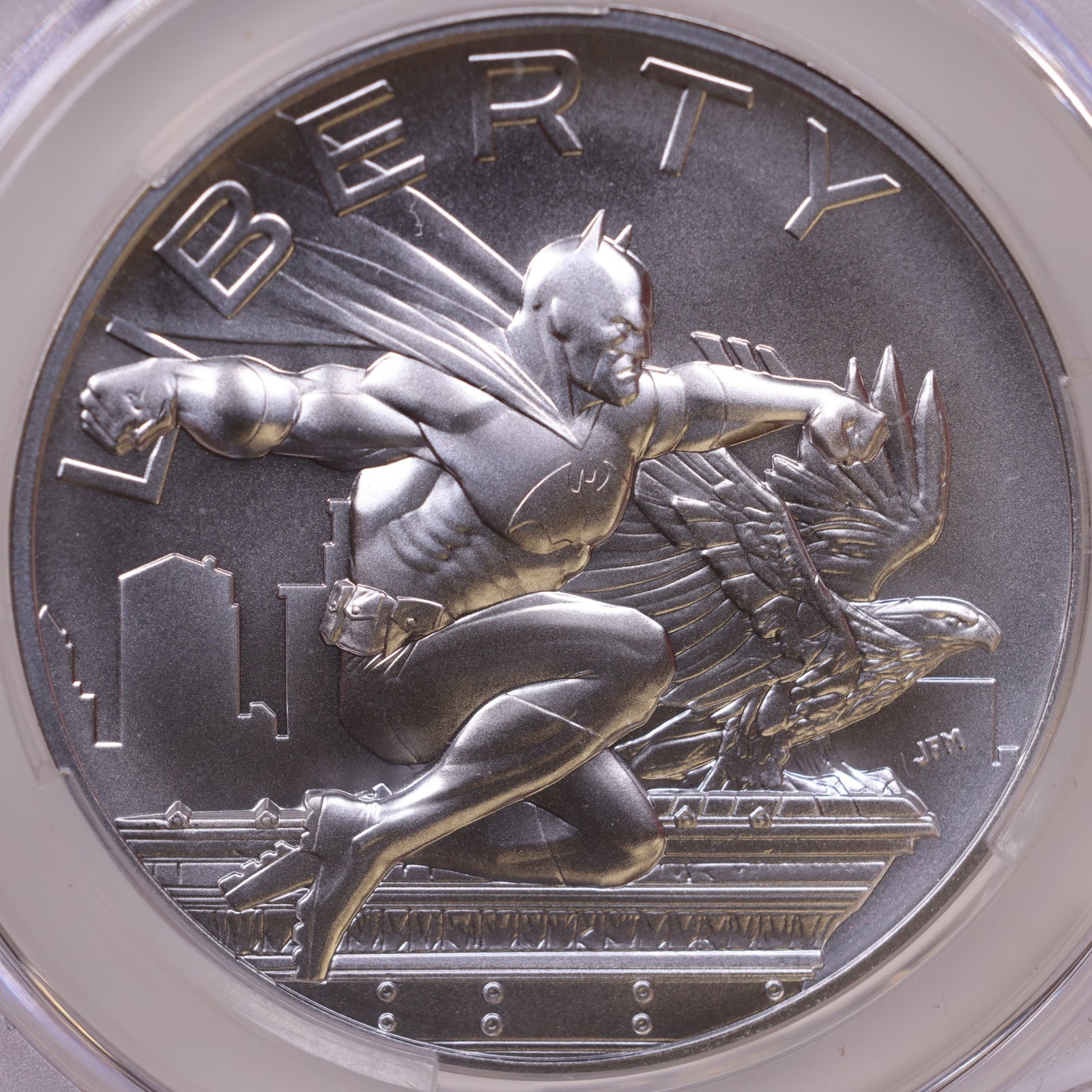2025 Batman 1 Ounce Silver Medal, CAC MS-69, Store #GMC365