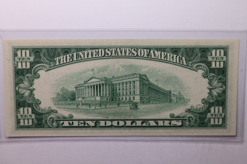 1950-C $10 Federal Reserve Note. Crisp Uncirculated., Store Sale