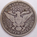 1893-O Barber Silver Quarter, Very Good+ Circulated Coin, Store