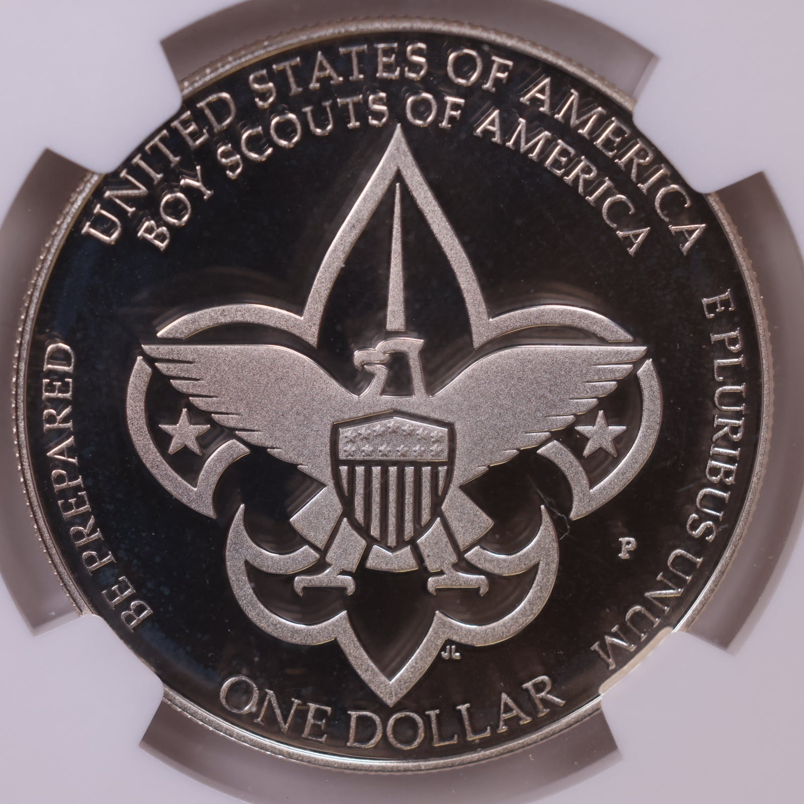 2010-P Boy Scouts Centennial Silver Dollar, NGC PF-69 Ultra Cameo, Store #GMC363