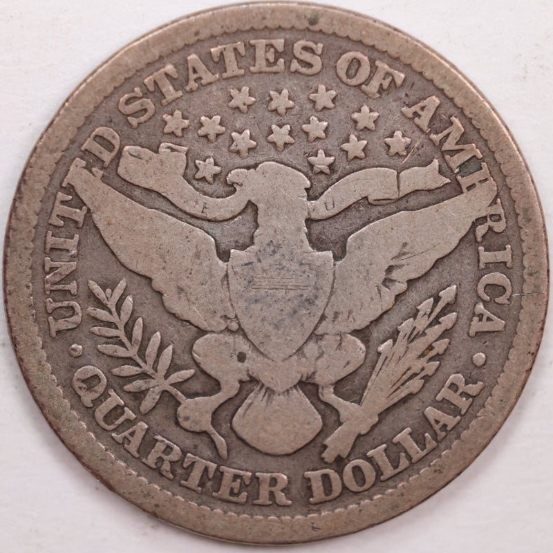 1894 Barber Silver Quarter, Very Good Circulated Coin, Store
