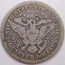 1894-O Barber Silver Quarter, Very Good Circulated Coin, Store