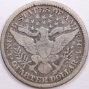 1892-O Barber Silver Quarter, Very Good Circulated Coin, Store