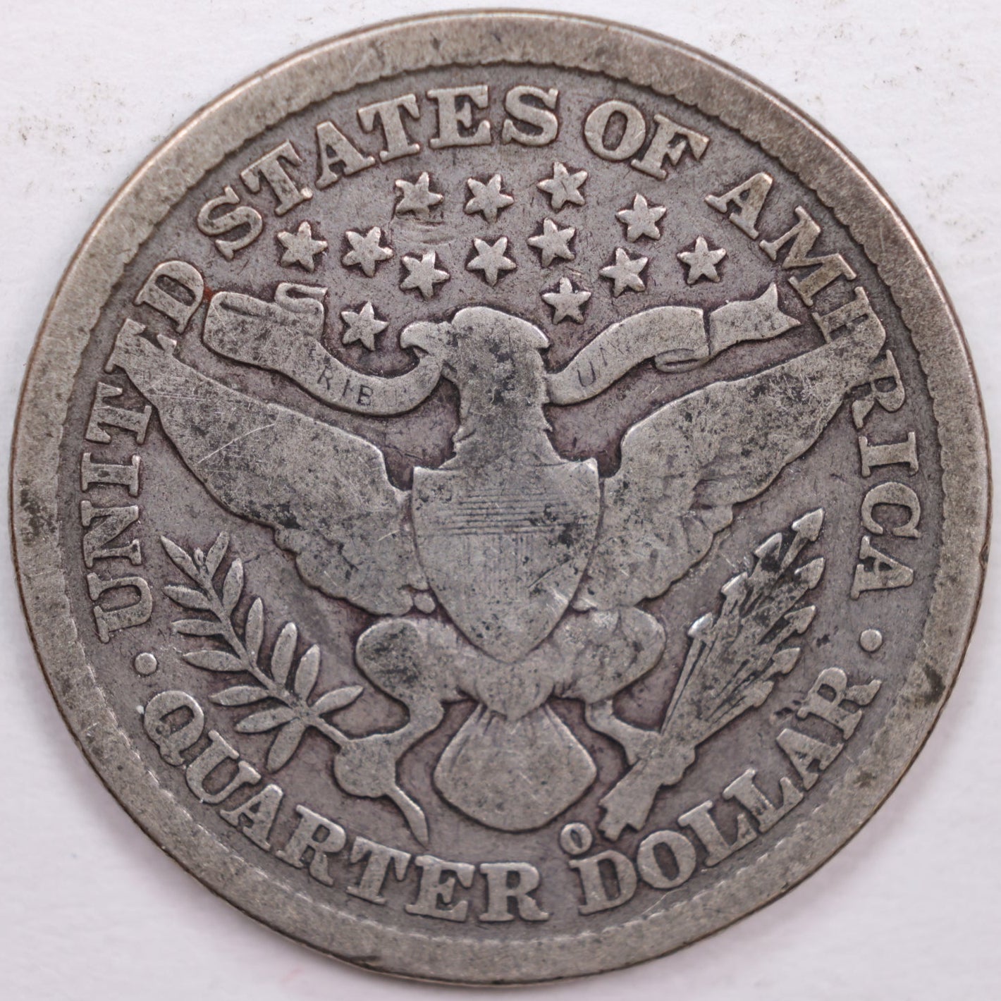 1893-O Barber Silver Quarter, Very Good Circulated Coin, Store #QR0335