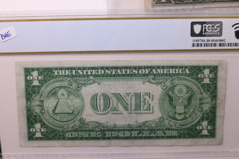 1935-A $1 Silver Certificate. PCGS VF-30. "R" Experimental Note, STORE Store