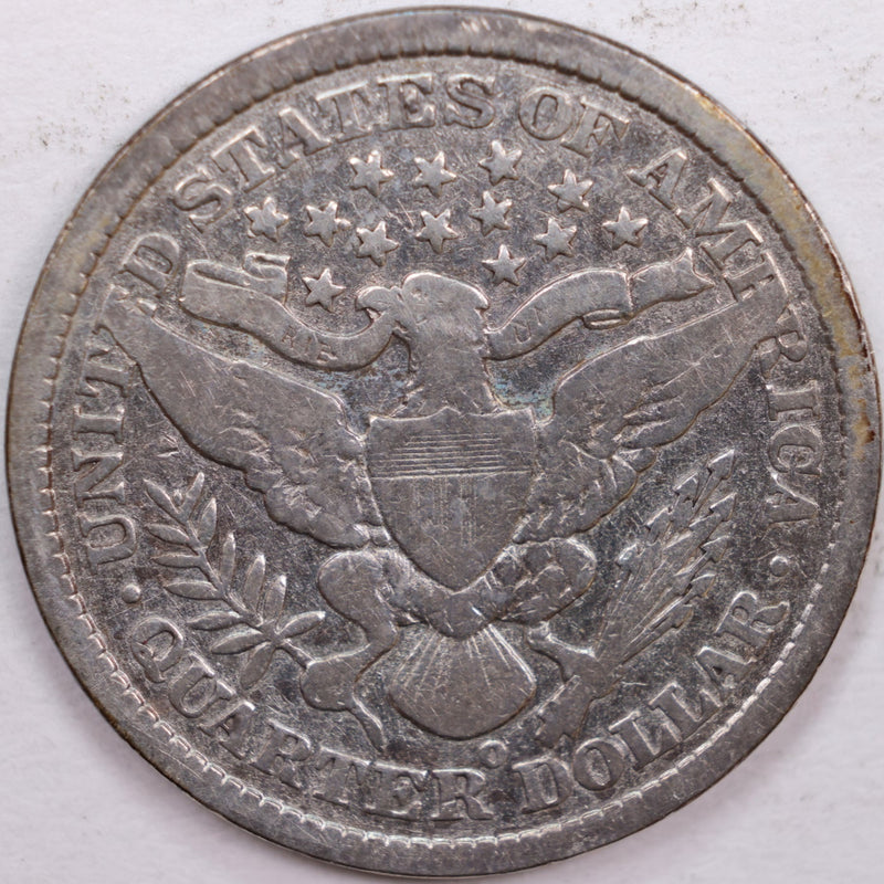 1893-O Barber Silver Quarter, Very Good Circulated Coin, Store