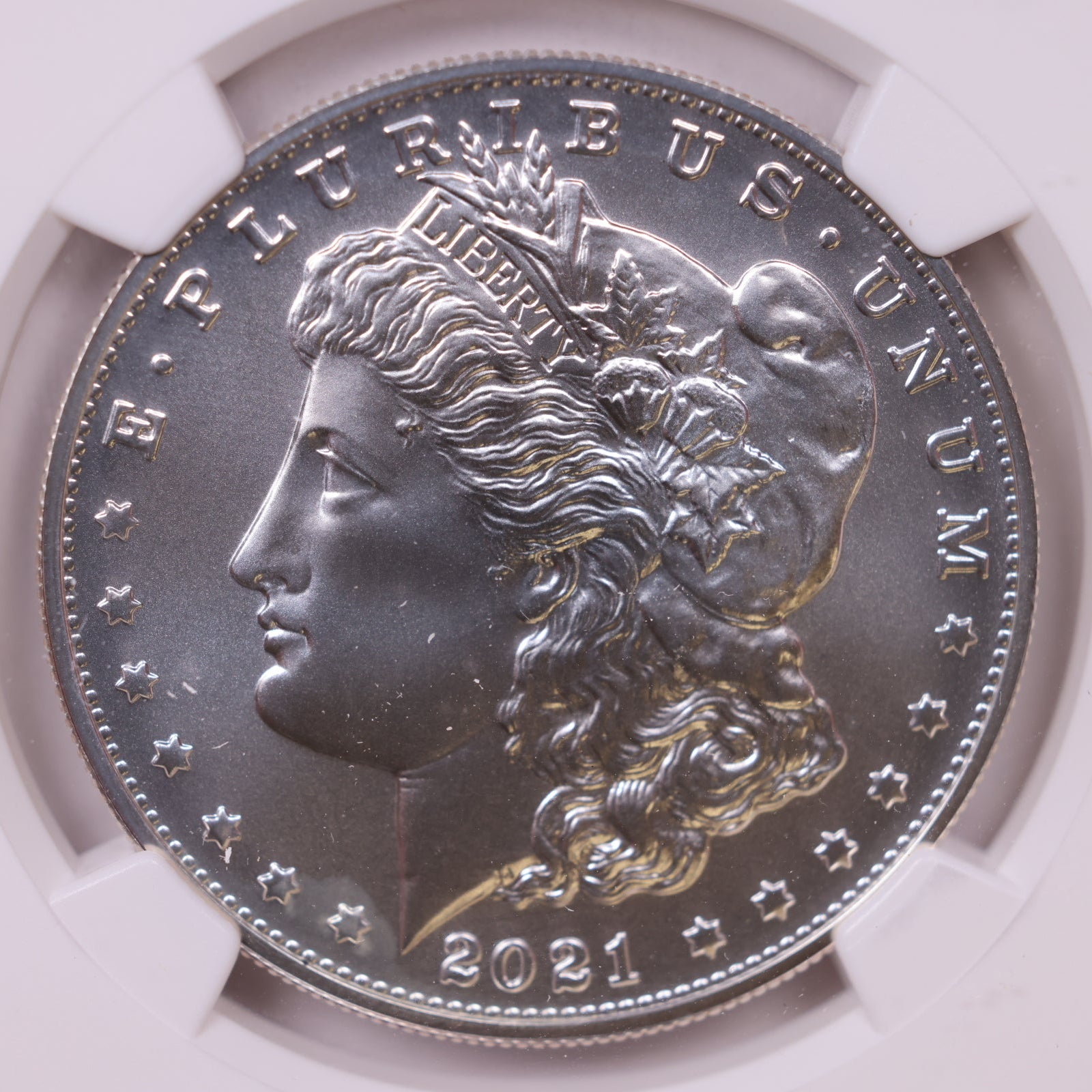 2021(O) Morgan Dollar, New Orleans Privy Mark, NGC MS-69, Store #GMC368