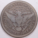 1893-S Barber Silver Quarter, Very Good Circulated Coin, Store