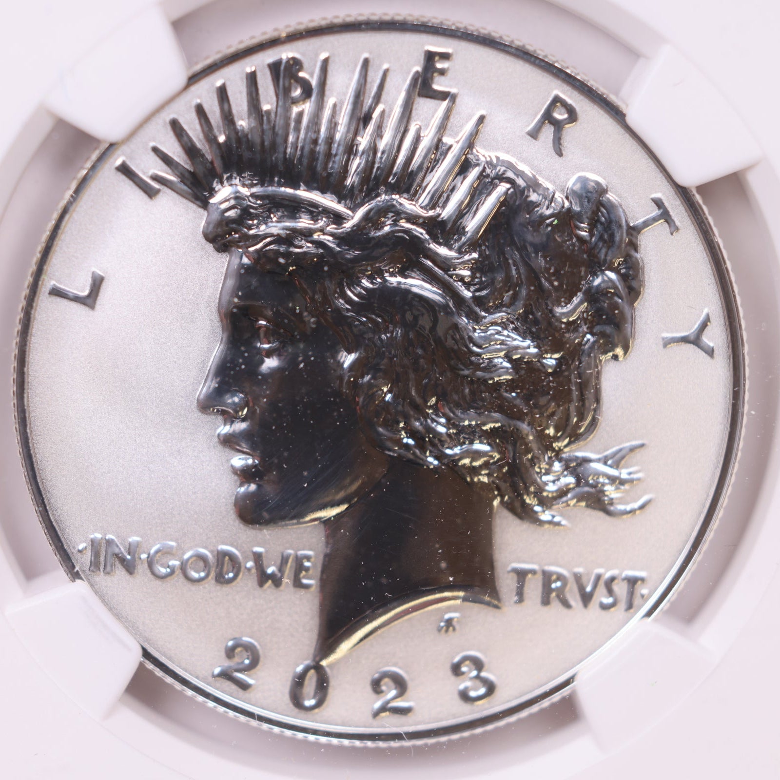 2023-S Peace Dollar, Two-Coin Reverse PF Set, NGC Reverse PF-70, Store #GMC370